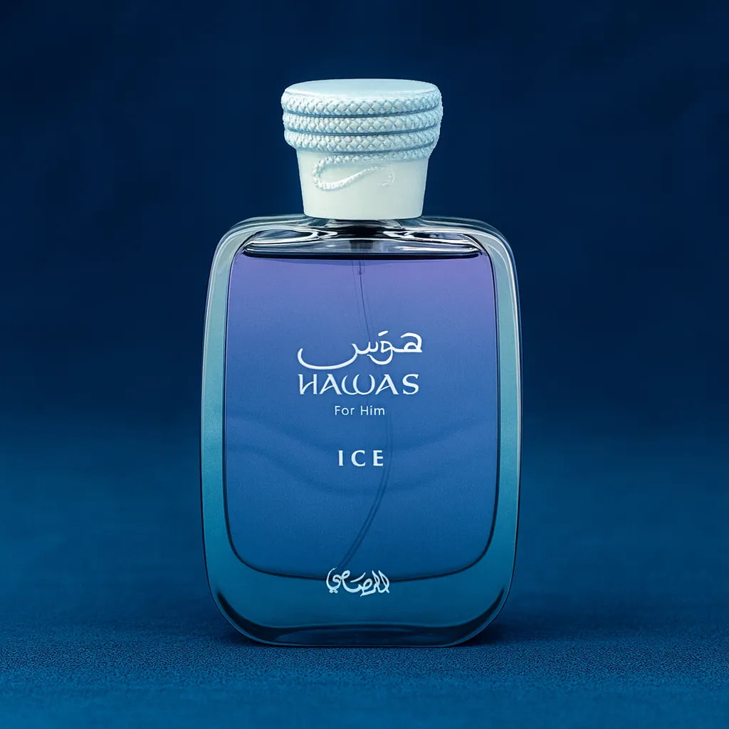 Rasasi Hawas Ice for Men 100ml EDP – Fresh, Bold & Long-Lasting Masculine Fragrance